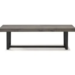 Solid Wood Two-Tone Dining Bench-Kirkland's Home Fashion