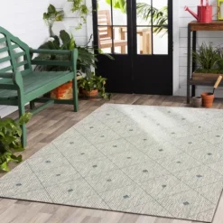 Solitaire Sun Shower Outdoor Area Rug, 5X8-Kirkland's Home Hot