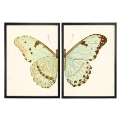 Spa Butterfly Framed Art Prints, Set Of 2-Kirkland's Home Online