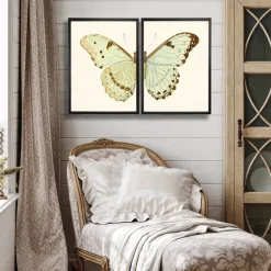 Spa Butterfly Framed Art Prints, Set Of 2-Kirkland's Home Online