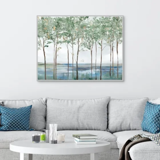 Sparse Forest Peak Framed Wall Art-Kirkland's Home Discount
