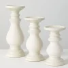 Speckled Ceramic Candle Holders, Set Of 3-Kirkland's Home Outlet