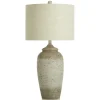 Speckled Cream Two-Tone Ridge Table Lamp-Kirkland's Home Clearance