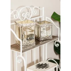 Speckled 2-Pc. Candle Holder Set-Kirkland's Home Fashion