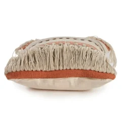 Spice And Natural Chic Fringe Pillow-Kirkland's Home Store