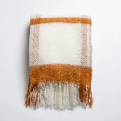 Spice Windowpane Faux Mohair Throw-Kirkland's Home Flash Sale