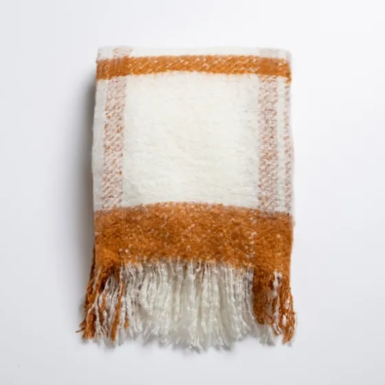 Spice Windowpane Faux Mohair Throw-Kirkland's Home Flash Sale