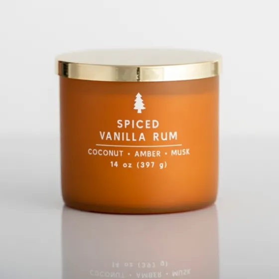 Spiced Vanilla Rum Triple Wick Jar Candle-Kirkland's Home Hot