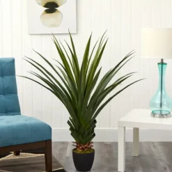 Spiked Agave Plant In Nursery Planter-Kirkland's Home Outlet