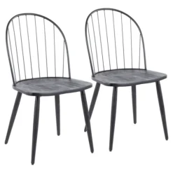 Spindle High Back Dining Chairs, Set Of 2-Kirkland's Home Sale