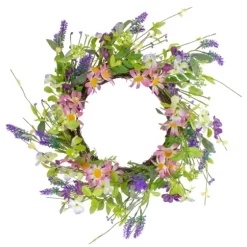 Spiral Lavender And Wildflower Blend Wreath-Kirkland's Home Shop