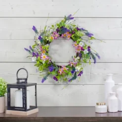 Spiral Lavender And Wildflower Blend Wreath-Kirkland's Home Shop