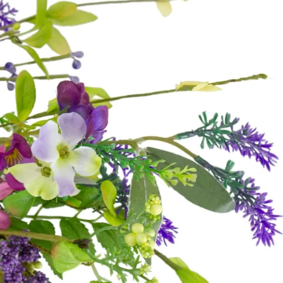 Spiral Lavender And Wildflower Blend Wreath-Kirkland's Home Shop