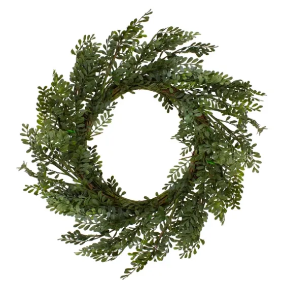 Spiral Mixed Boxwood Wreath-Kirkland's Home Shop