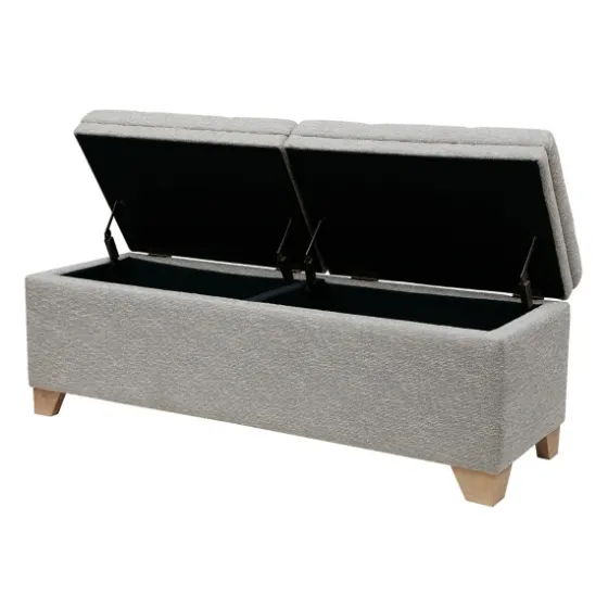 Split Seat Jackson Storage Bench-Kirkland's Home Sale