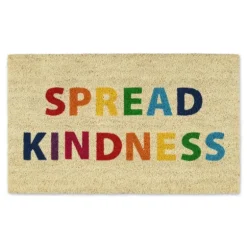 Spread Kindness Rainbow Coir Doormat-Kirkland's Home Flash Sale