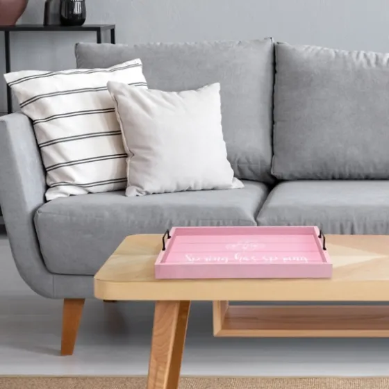 Spring Has Sprung Wood Tray-Kirkland's Home Online