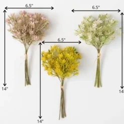 Springtime Wildflower Bundles, Set Of 3-Kirkland's Home Outlet