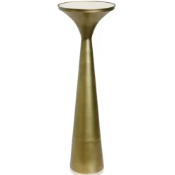 Spun Gold Metal Tapered Cocktail Table-Kirkland's Home Shop