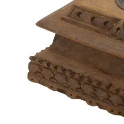 Square Carved Wood Pillar Candle Holder-Kirkland's Home New