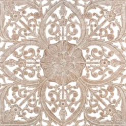 Square Champagne Floral Wood Plaque-Kirkland's Home Best Sale