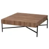 Square Light Wood X Base Coffee Table-Kirkland's Home Flash Sale