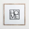 Square Metal Home Framed Wall Plaque-Kirkland's Home Outlet