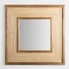 Square Pampas Grass And Wood Mirror-Kirkland's Home Outlet