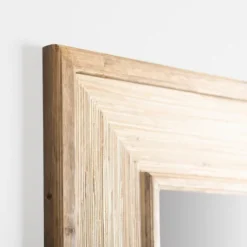 Square Pampas Grass And Wood Mirror-Kirkland's Home Outlet