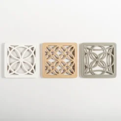 Square Scrollwork Wall Plaques, Set Of 3-Kirkland's Home Shop