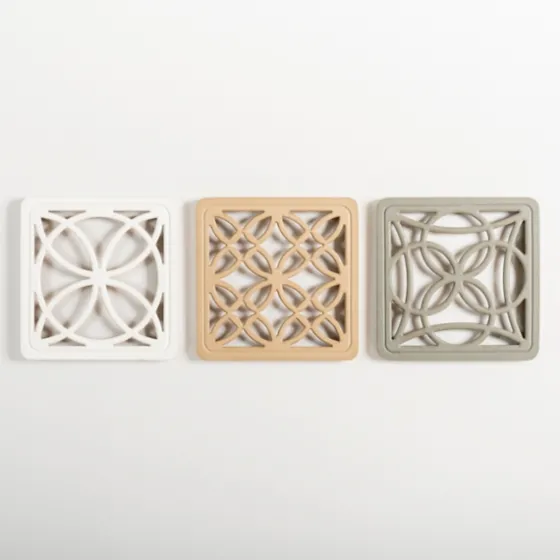 Square Scrollwork Wall Plaques, Set Of 3-Kirkland's Home Shop