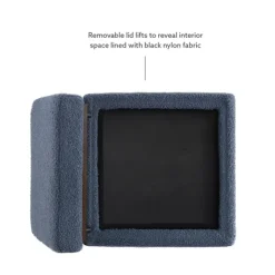 Square Sherpa Upholstered Storage Ottoman-Kirkland's Home Store