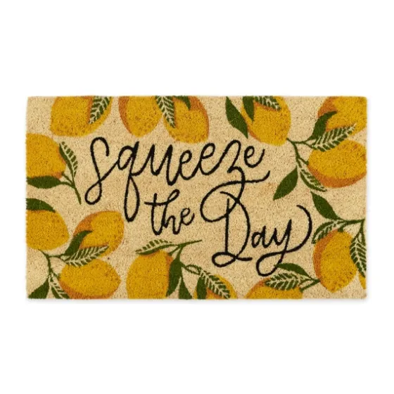 Squeeze The Day Coir Doormat-Kirkland's Home Sale
