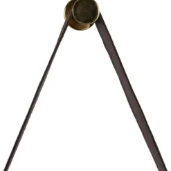 Stainless Steel Leather Strap Wall Clock-Kirkland's Home Outlet