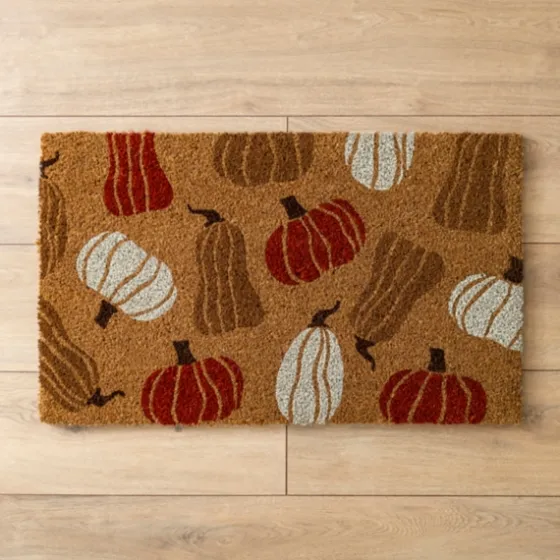 Stamped Pumpkins Coir Doormat-Kirkland's Home Hot