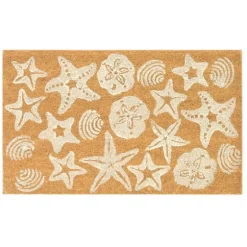 Starfish And Sand Dollars Coir Doormat-Kirkland's Home Cheap
