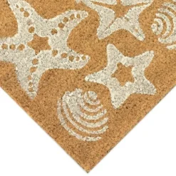 Starfish And Sand Dollars Coir Doormat-Kirkland's Home Cheap