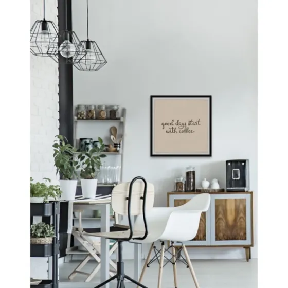 Start With Coffee Framed Wall Plaque-Kirkland's Home Store