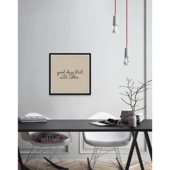 Start With Coffee Framed Wall Plaque-Kirkland's Home Store