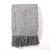 Steel Diamond Chenille Throw-Kirkland's Home Online