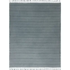 Steel Woven Stripes Cotton Throw-Kirkland's Home Flash Sale