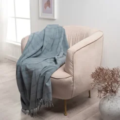 Steel Woven Stripes Cotton Throw-Kirkland's Home Flash Sale
