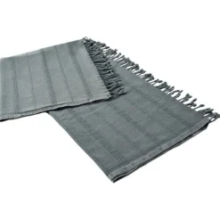 Steel Woven Stripes Cotton Throw-Kirkland's Home Flash Sale