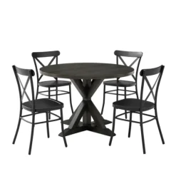 Steel X-Back 5-Pc. Dining Set-Kirkland's Home Hot