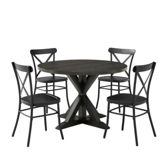 Steel X-Back 5-Pc. Dining Set-Kirkland's Home Hot
