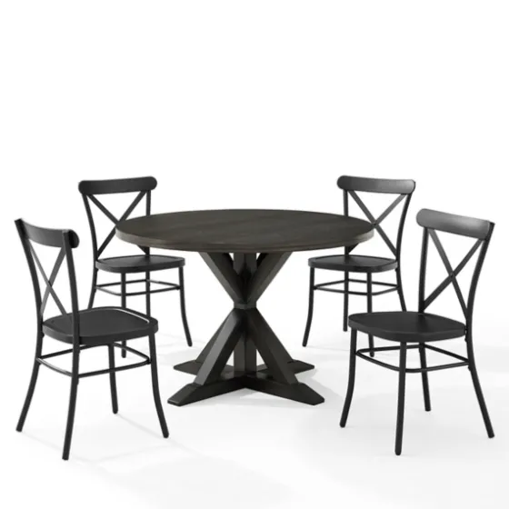 Steel X-Back 5-Pc. Dining Set-Kirkland's Home Hot