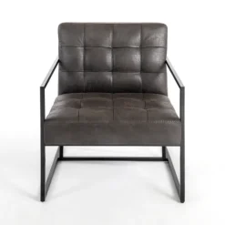 Steele Wyatt Faux Leather Accent Chair-Kirkland's Home Cheap