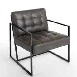 Steele Wyatt Faux Leather Accent Chair-Kirkland's Home Cheap