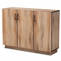 Stella Contemporary Oak 3-Door Sideboard-Kirkland's Home Cheap