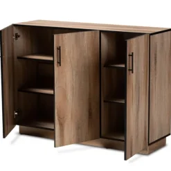 Stella Contemporary Oak 3-Door Sideboard-Kirkland's Home Cheap